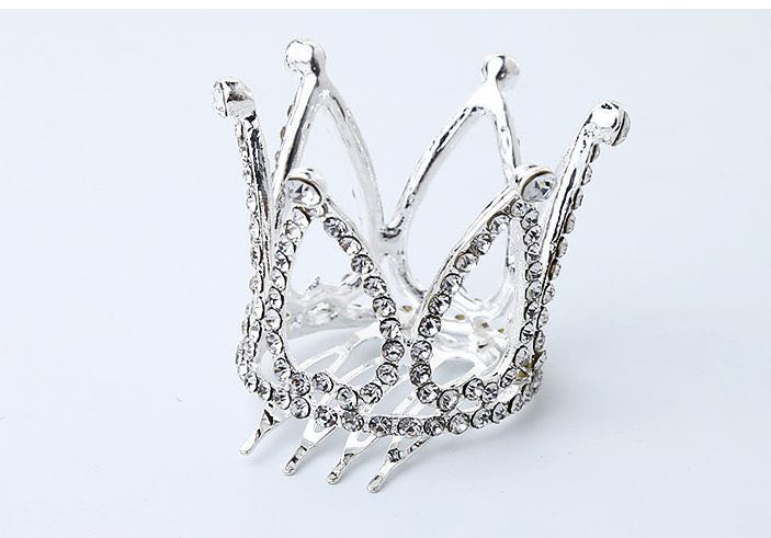Mini Crown (ประเภท 1 BEAD) - สีเงิน
