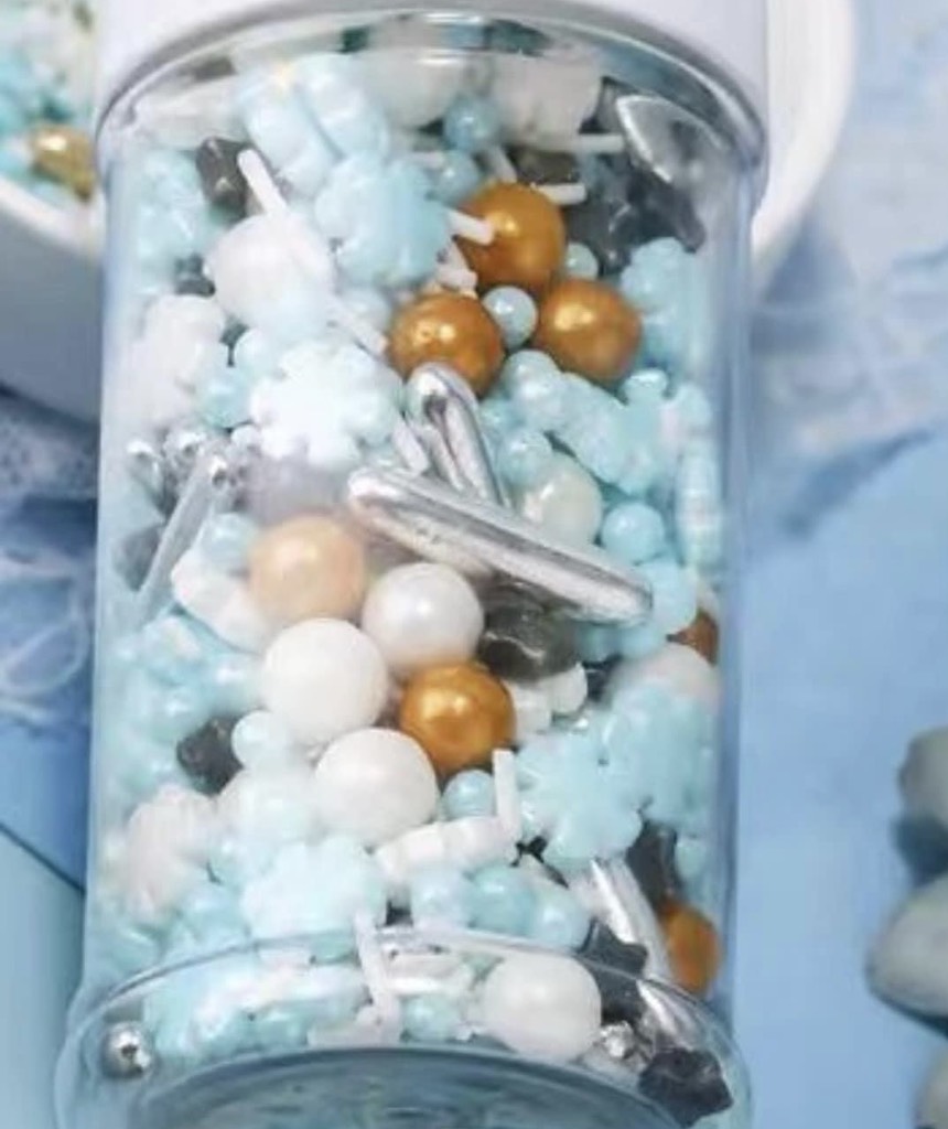 ข้าวเขียวดอกไม้หิมะ + ข้าวยาวสีเงิน (ถุง 100 กรัม)