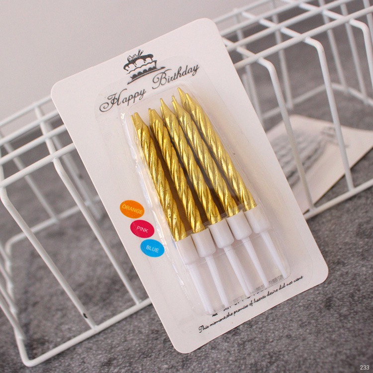 เทียนทองคำ - 10 ชิ้น