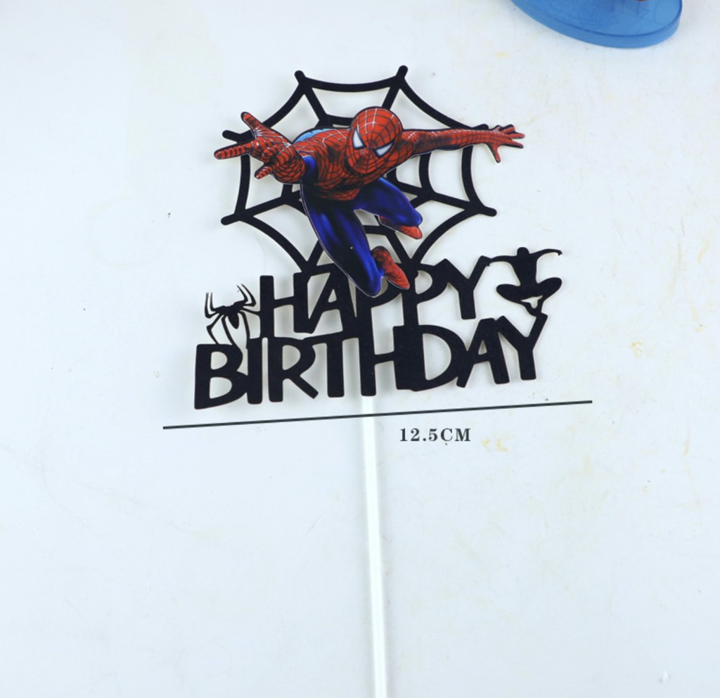 HPBD ปลั๊กสไปเดอร์แมน - สีดำ