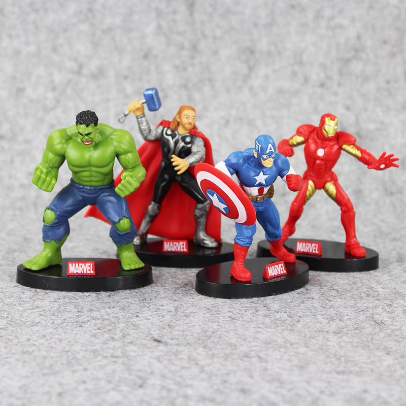 SIEUNHAN - ชุดซูเปอร์ฮีโร่อเวนเจอร์ 4 ชิ้น - Light -