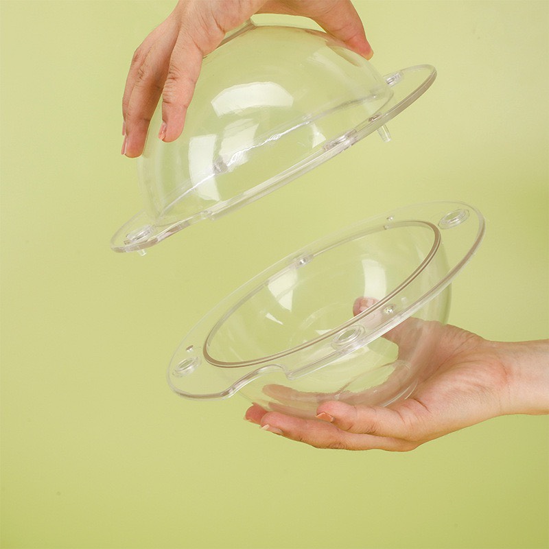 แม่พิมพ์เค้กพลาสติกทรงกลมสำหรับเค้กปอนด์ (เส้นผ่านศูนย์กลาง 15 ซม.)