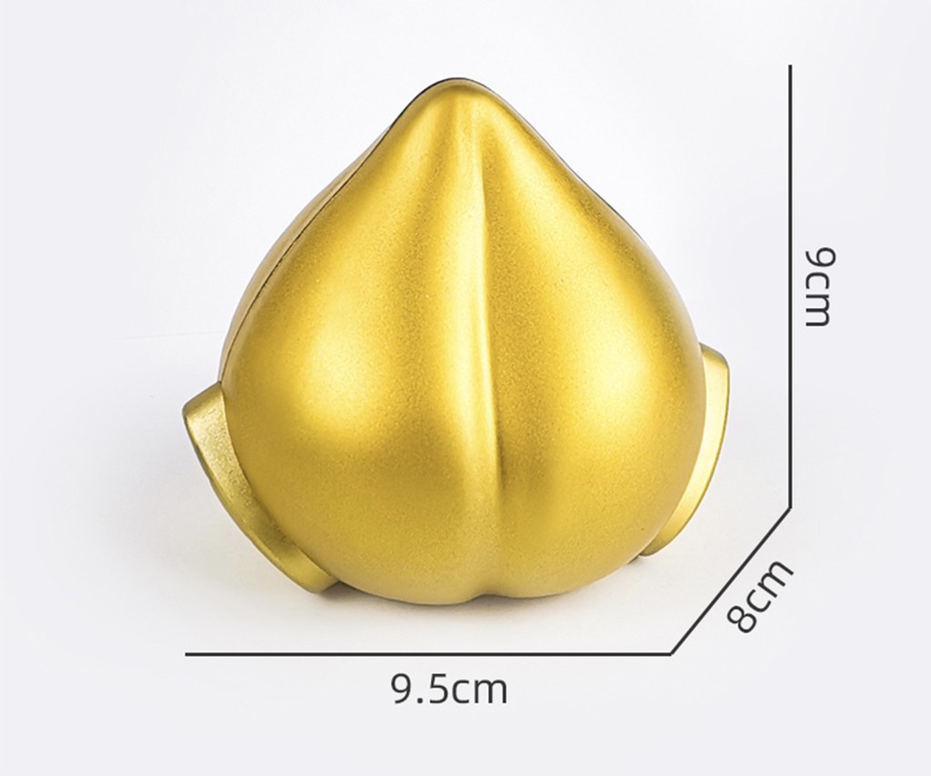 ลูกพีชสีทอง - ขนาดใหญ่ 9.5ซม.