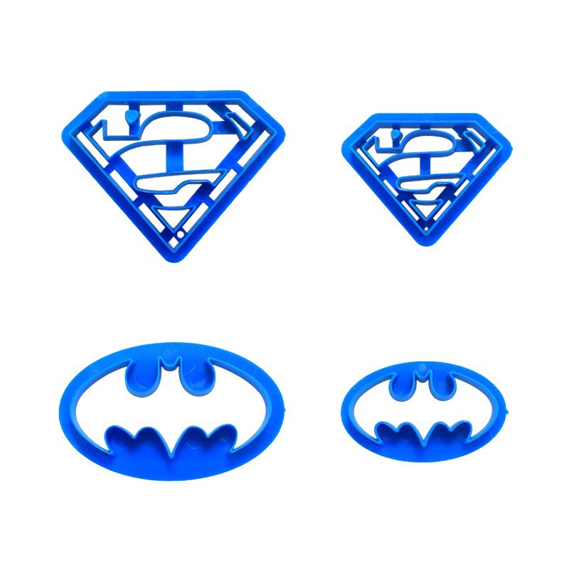 ชุดแม่พิมพ์โลโก้ซูเปอร์แมน 4 ชิ้น