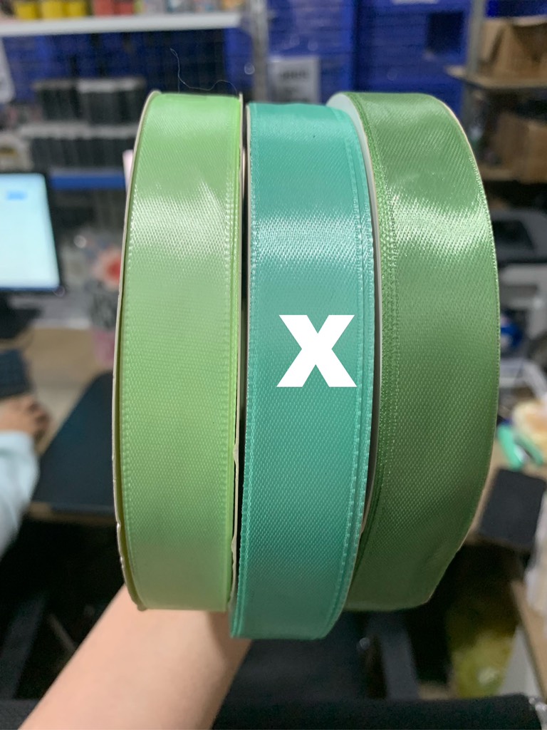 ริบบิ้นขนาด 2ซม. (100ม.) - สีเทอร์ควอยซ์