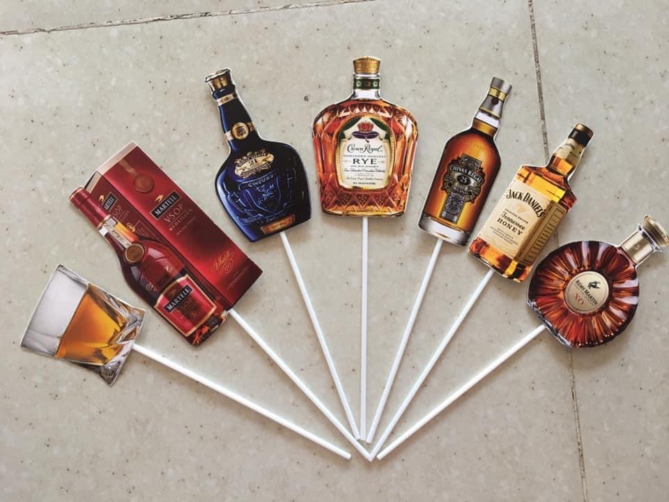 ชุดขวดไวน์กระดาษ