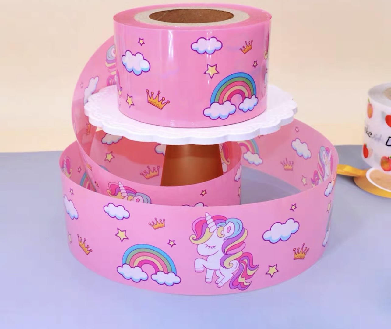 เค้กพลาสติกขนาด 8 ซม. x 1 กก. - ม้าโพนี่