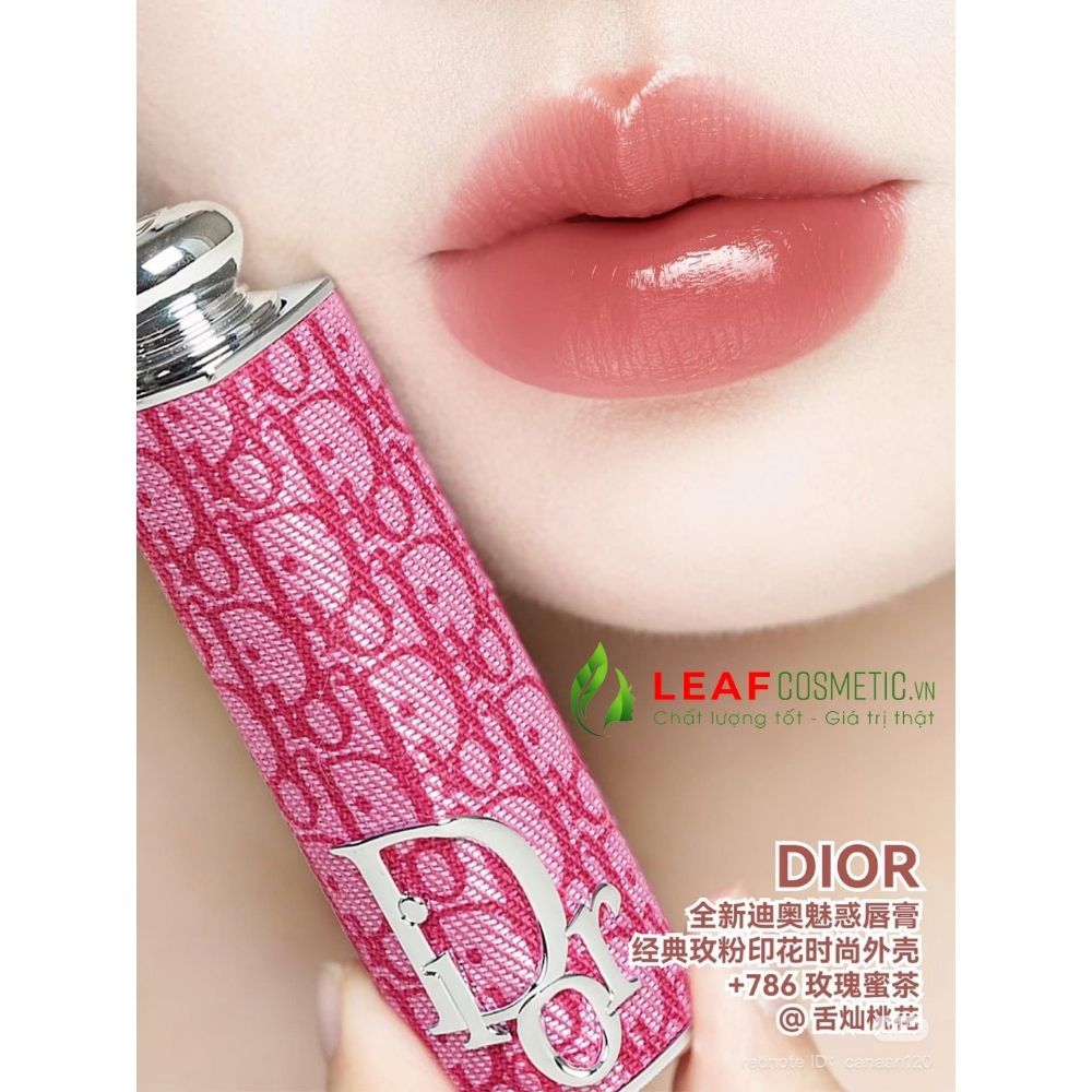 Son Dior Addict Hydrating Shine Lipstick 786 D-Player Đỏ Hồng Gỗ