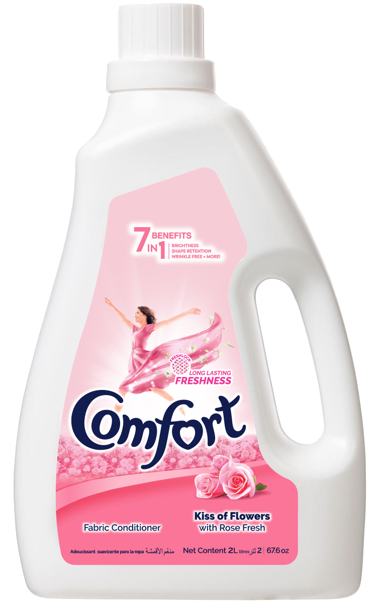 Comfort Dilute Fabric Conditioner 7in1 Rose Fresh 2L