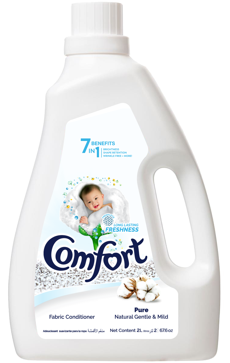 Comfort Dilute Fabric Conditioner 7in1 Pure 2L