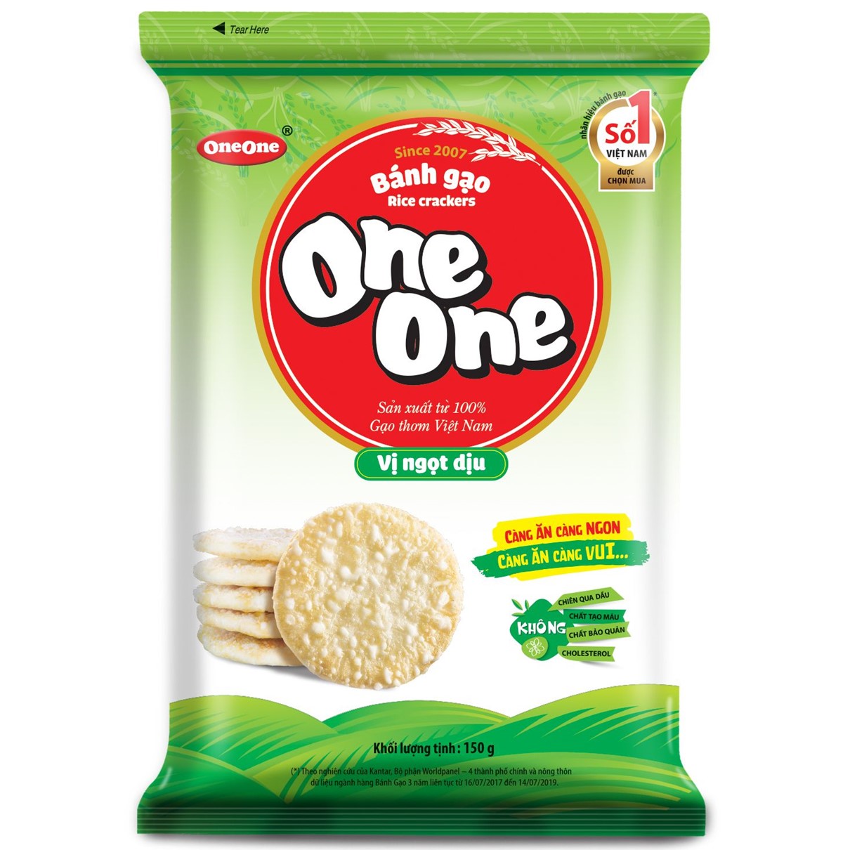 One One Sweet Mild Rice Crackers 150g | BLUETHUNDER JOINT STOCK COMPANY