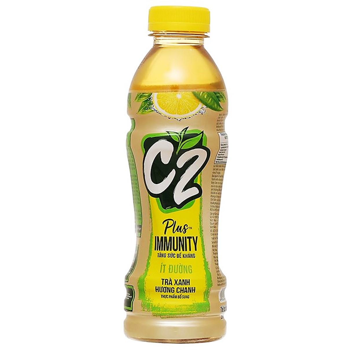 C2 Lemon Tea C2 Plus Immunity Green Tea with Lemon Flavor - Low Sugar 500ml ...