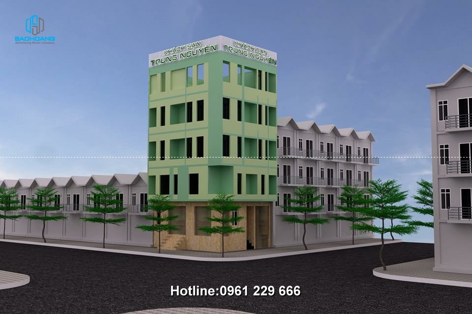 Làm biển trên nóc nhà