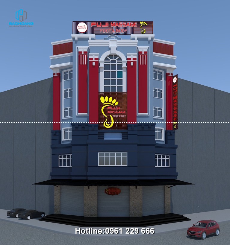 Làm chữ trên nóc nhà