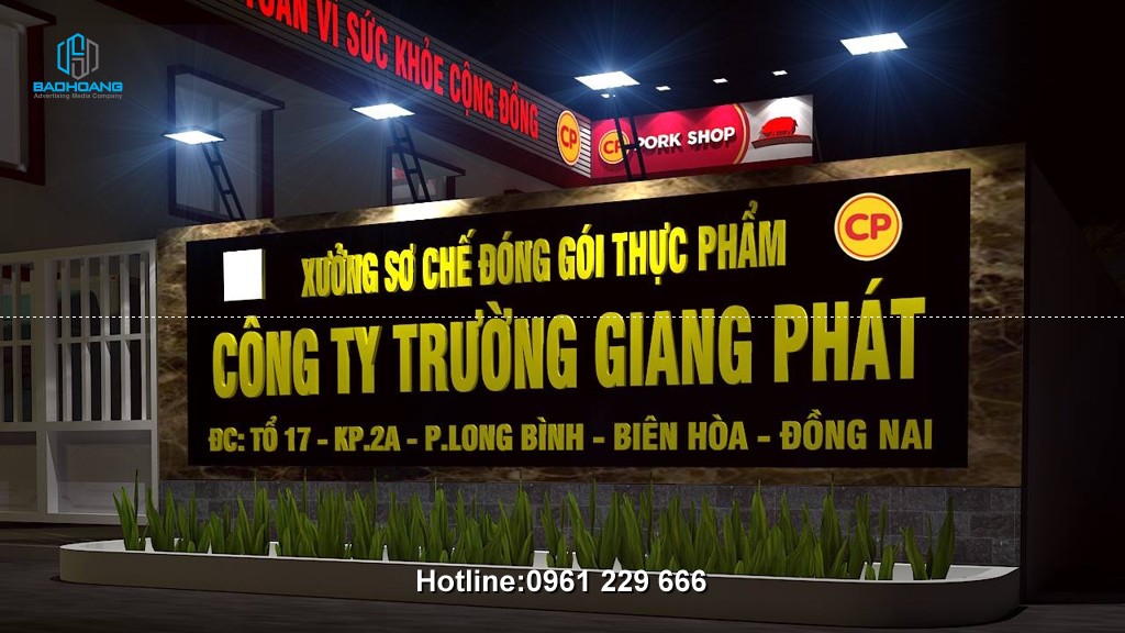 Làm biển quảng cáo tại Hoài Đức