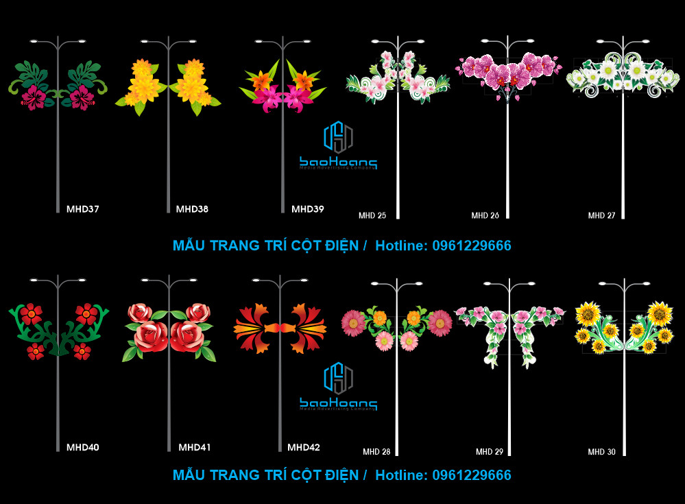 Mẫu hoa văn trang trí đô thị