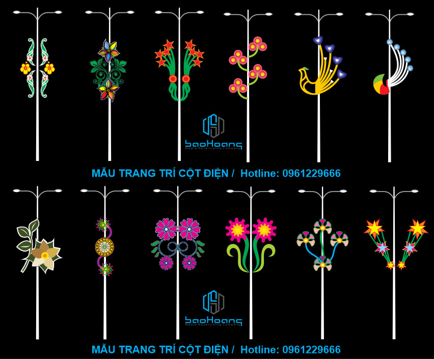 Mẫu hoa văn trang trí đô thị
