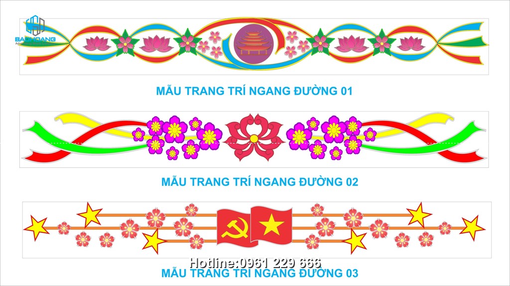 Hoa văn trang trí đường phố