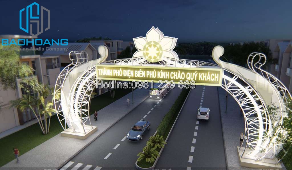 Thi công cổng chào