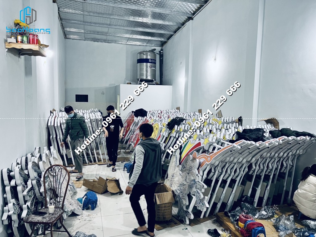 Trang trí cột điện