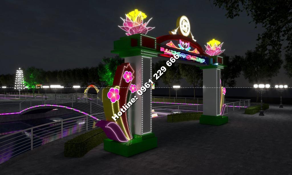 Led trang trí đường phố