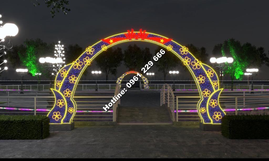 Led trang trí đường phố