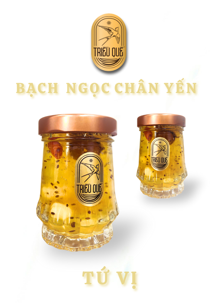 [100%] TỨ QUÝ PHI | BẠCH NGỌC CHÂN YẾN - Yến Chưng Thượng Phẩm (Tứ Vị 100ml)