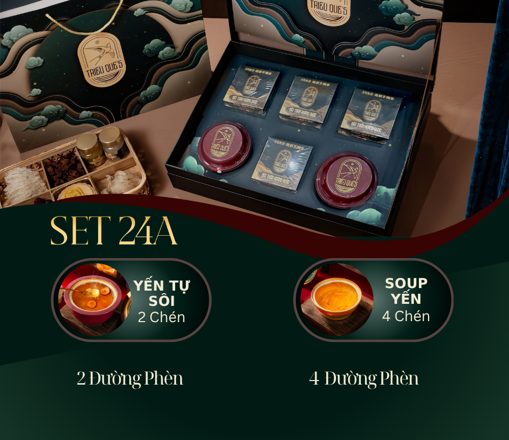 KIM YẾN TỰ TÂM -  Hộp Cao Cấp Soup Yến ăn liền 140ml & Yến Tự Sôi 140ml