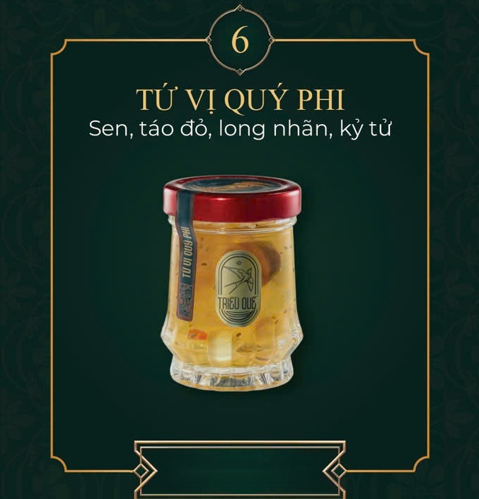 TỨ QUÝ PHI | BẠCH NGỌC CHÂN YẾN - Yến Chưng Thượng Phẩm (Tứ Vị 100ml)