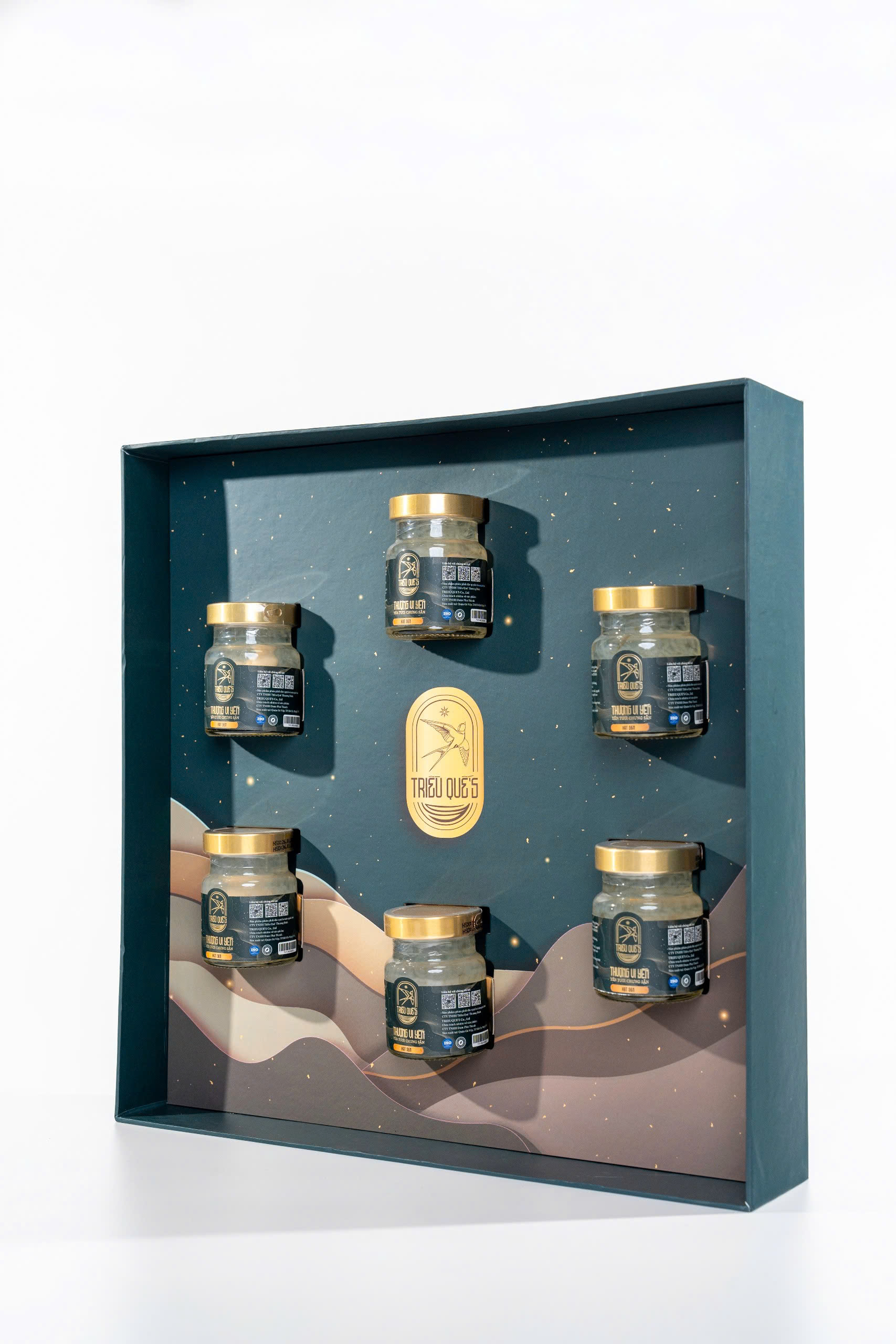 SET LỤC ĐÌNH VƯƠNG GIA (Hộp 6 yến hũ chưng sẵn cao cấp)