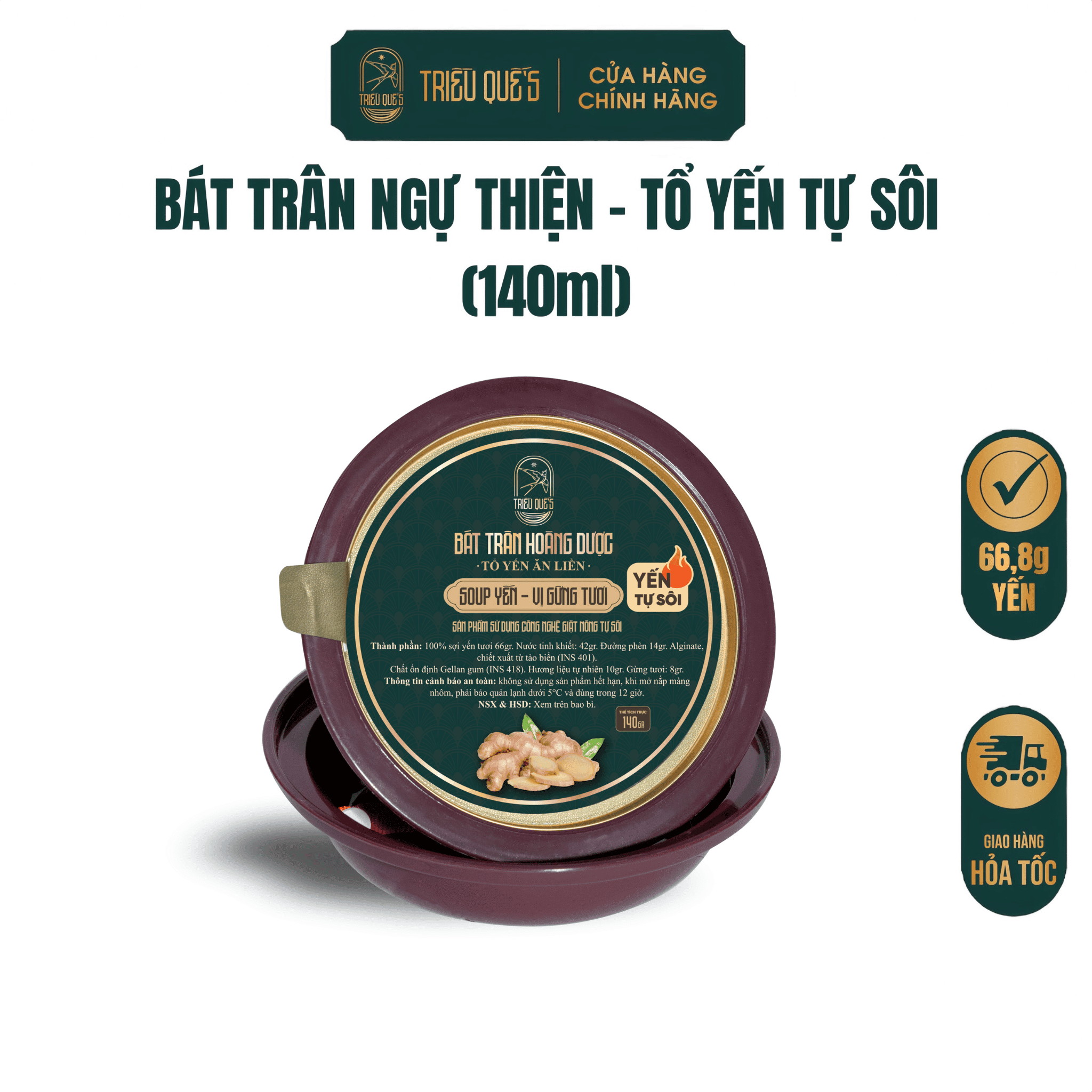 [TỰ SÔI] GỪNG ORGANIC | BÁT TRÂN NGỰ THIỆN