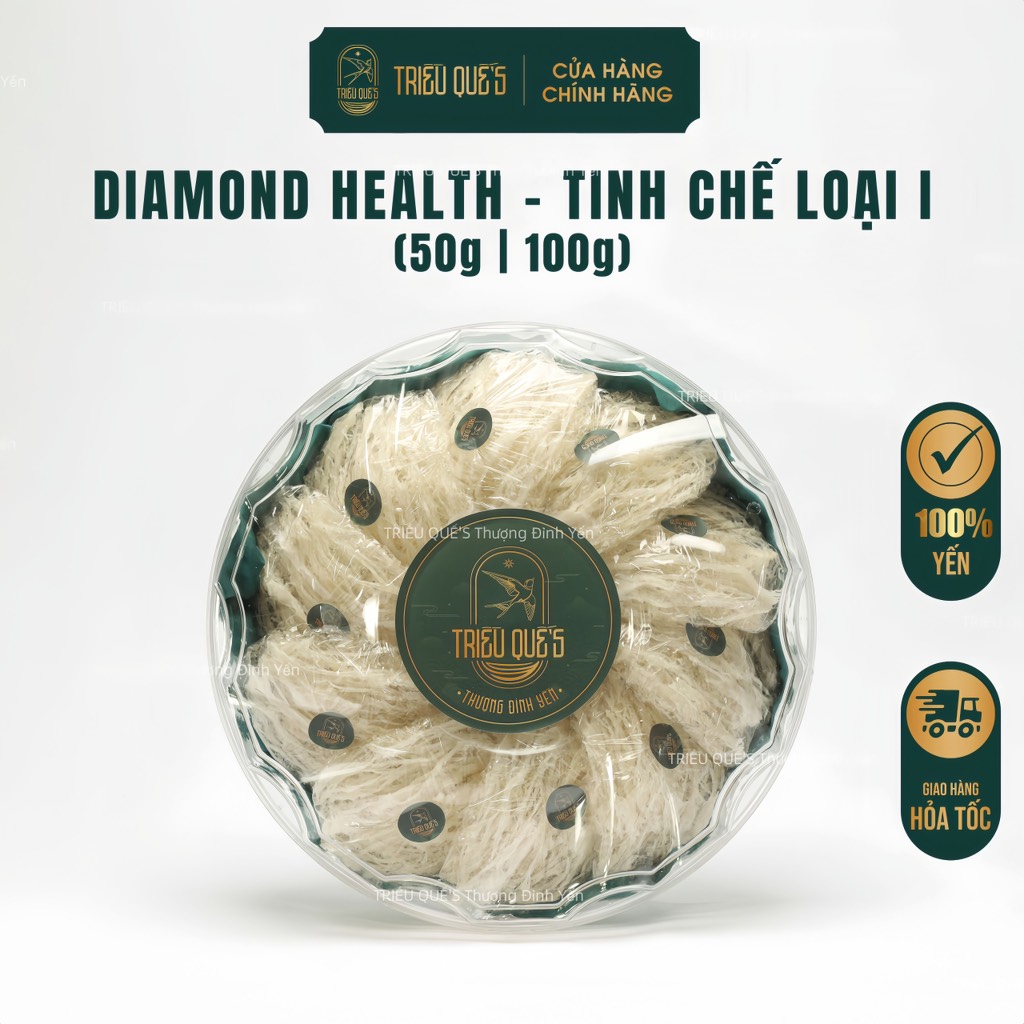 [YẾN TỔ] 50G DIAMOND HEALTH - Tinh Chế Loại 2