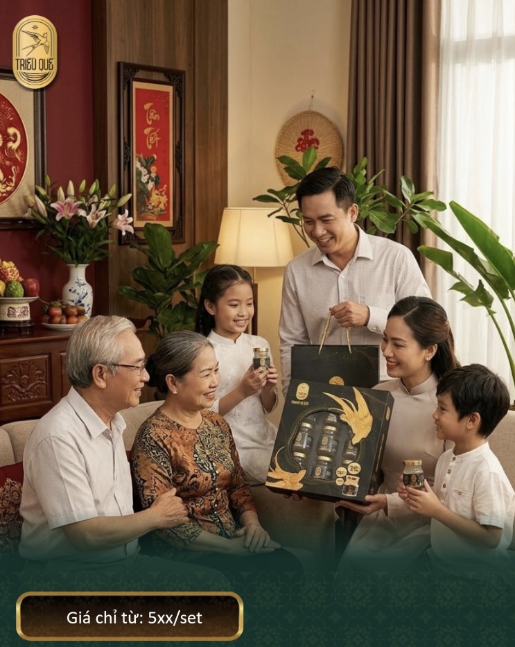 AN HÒA VƯƠNG PHÚC - Hộp 9 Hũ Yến Chưng Sẵn