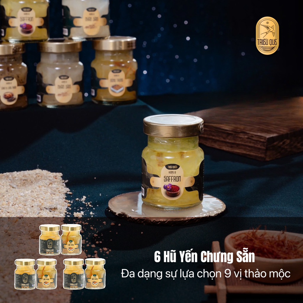 SET LỘC TẤN VINH HOA (Hộp 2 Chén Soup Yến, 6 Hũ Yến)