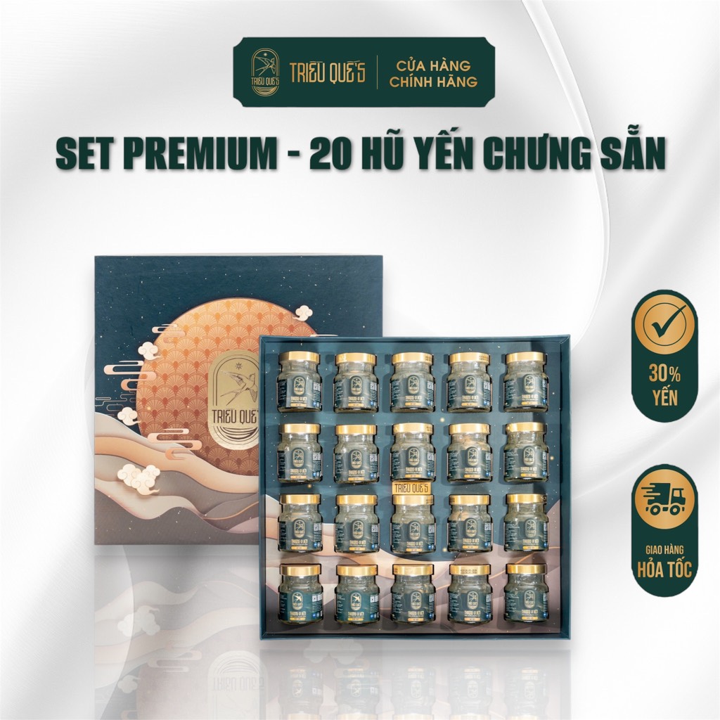 SET BÁCH LẠC Y VIÊN - 20 Hũ Yến Chưng Sẵn