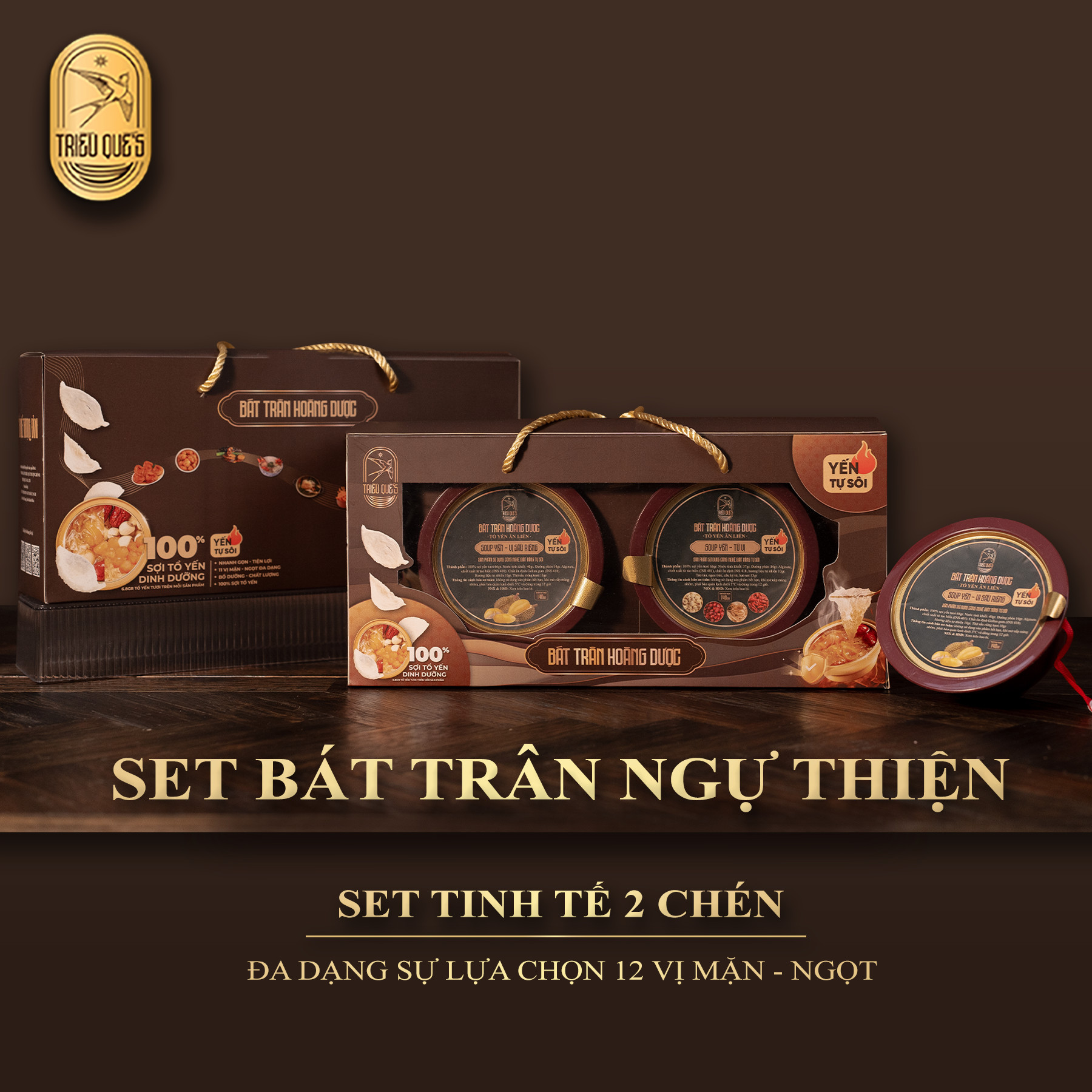 SET ĐẾ VƯƠNG AN KHANG (Set 2 Chén Yến Tự Sôi)