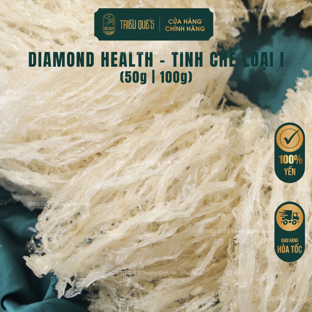 [YẾN TỔ] 50G DIAMOND HEALTH - Tinh Chế Loại 2
