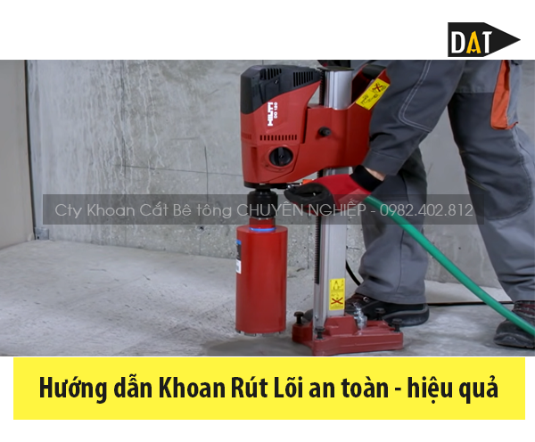 điều chỉnh máy và mũi khoan