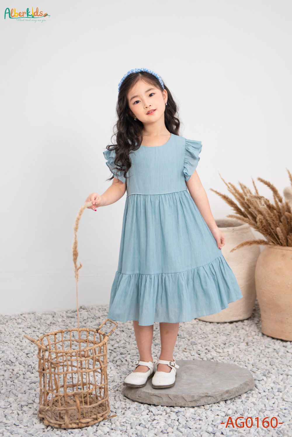 Váy Babydoll tiểu thư cổ bèo trắng, tay phồng xinh xắn - Ngọc Diệp Fashion  - Đầm, váy nữ | ThờiTrangNữ.vn