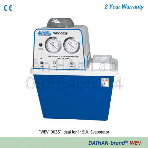 BƠM CHÂN KHÔNG VÒNG NƯỚC 15L, MODEL: WEV-003S, HÃNG: DAIHAN/HÀN QUỐC