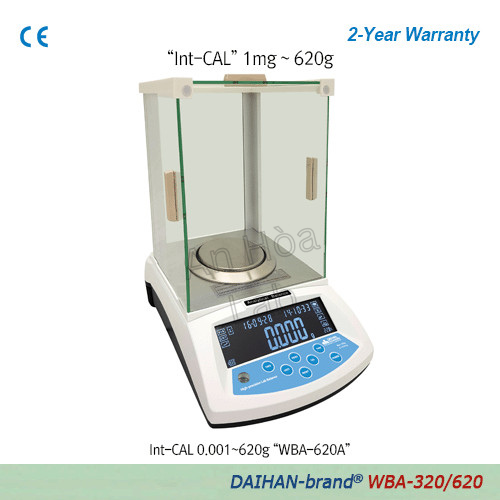 CÂN PHÂN TÍCH 3 SỐ LẺ 620G CHUẨN NỘI, MODEL: WBA-620A, HÃNG: DAIHAN/HÀN QUỐC