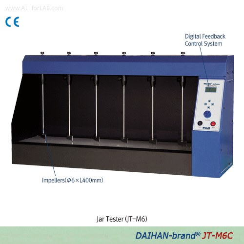 MÁY KHUẤY JAR TEST 6 VỊ TRÍ. MODEL: JT - M6C. HÃNG: DAIHAN/HÀN QUỐC