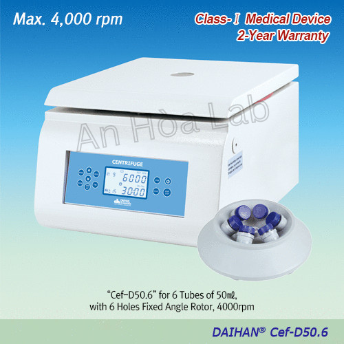 MÁY LY TÂM VI XỬ LÝ, MODEL: CEF-D50.6, HÃNG: DAIHAN/HÀN QUỐC