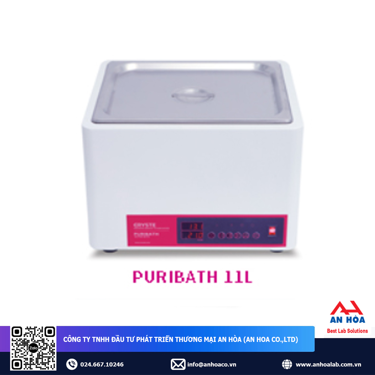 Bể cách thủy PURIBATH 11 Novapro-Cryste/Hàn Quốc