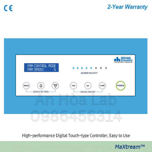 TỦ AN TOÀN DÒNG THỔI ĐỨNG 1.5M, MODEL: MAXTREAM™ V15, HÃNG: DAIHAN/HÀN QUỐC