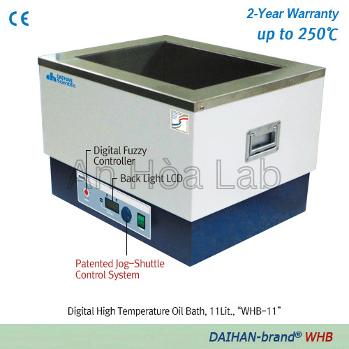 BỂ ỔN NHIỆT DẦU 11L, MODEL: WHB-11, HÃNG: DAIHAN/HÀN QUỐC