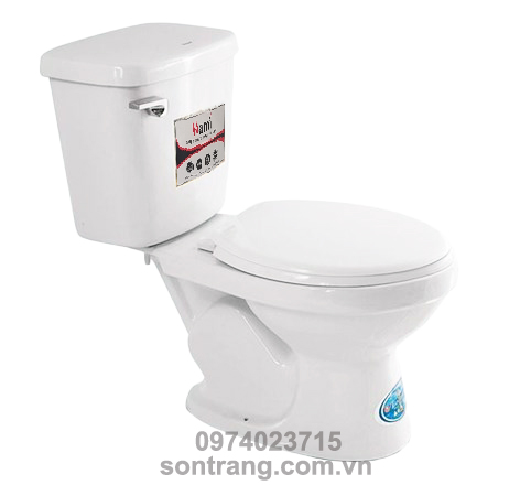 Bồn Cầu 2 Khối Thái bình xả gạt