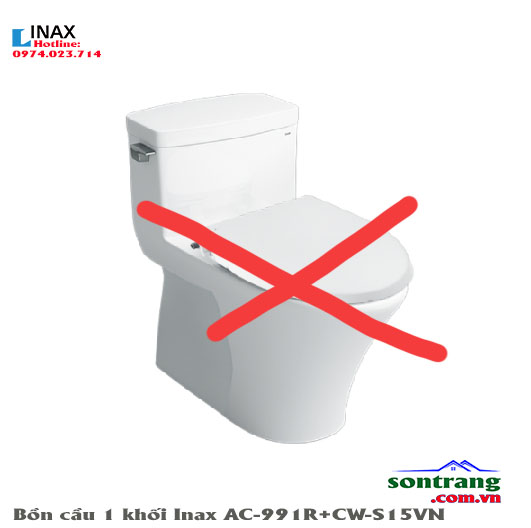 Bồn cầu 1 khối Inax AC-991R+CW-S15VN - BỎ MẪU