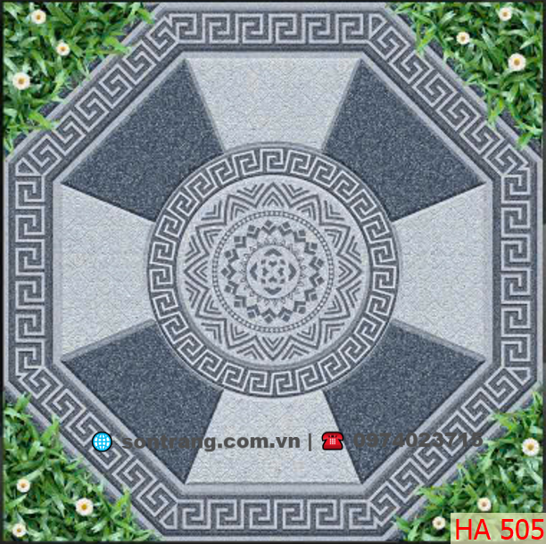 Gạch sân vườn 50x50 Porcelain HAZADO HA505