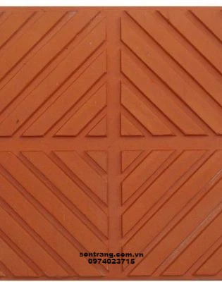 Gạch lá dừa chống trơn Giếng đáy KT 20x20